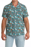 TEAL CAMP SHIRT
