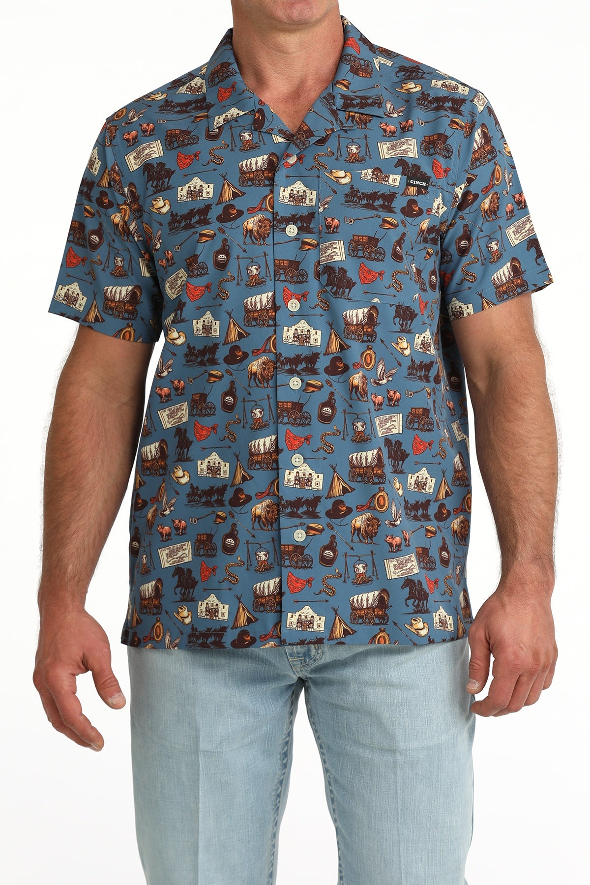 CINCH WAGON CAMP SHIRT