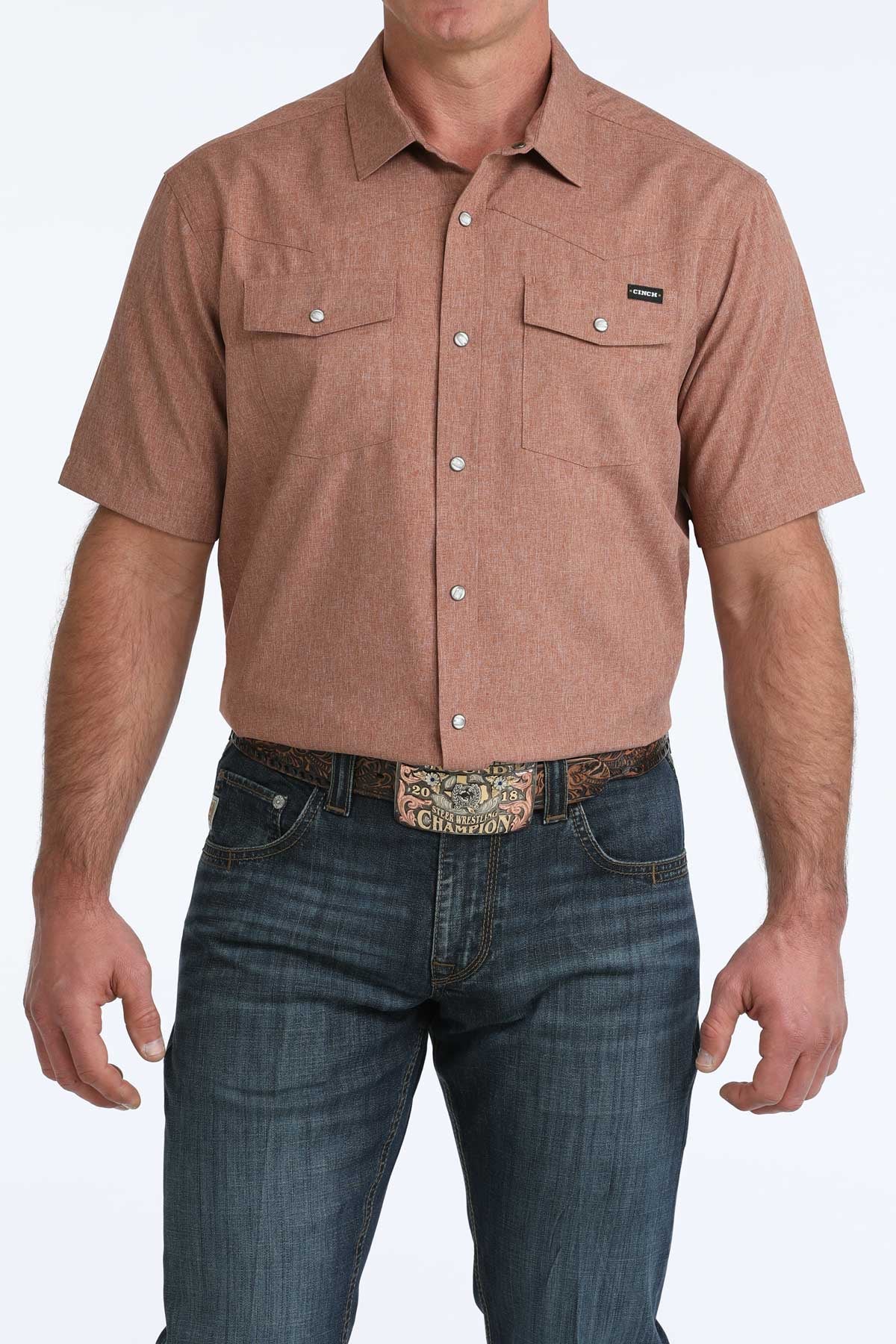 CINCH RUST CAMP SHIRT