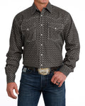 CINCH  BLK BRN PRINT SNAP