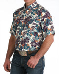 CINCH WHITE HAWAIIAN SHIRT ARENA FLEX