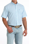 CINCH WHITE/ BLUE AZTECH S/S