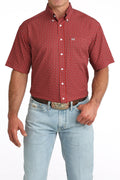 CINCH RED  S/S PRINT ARENA FLEX
