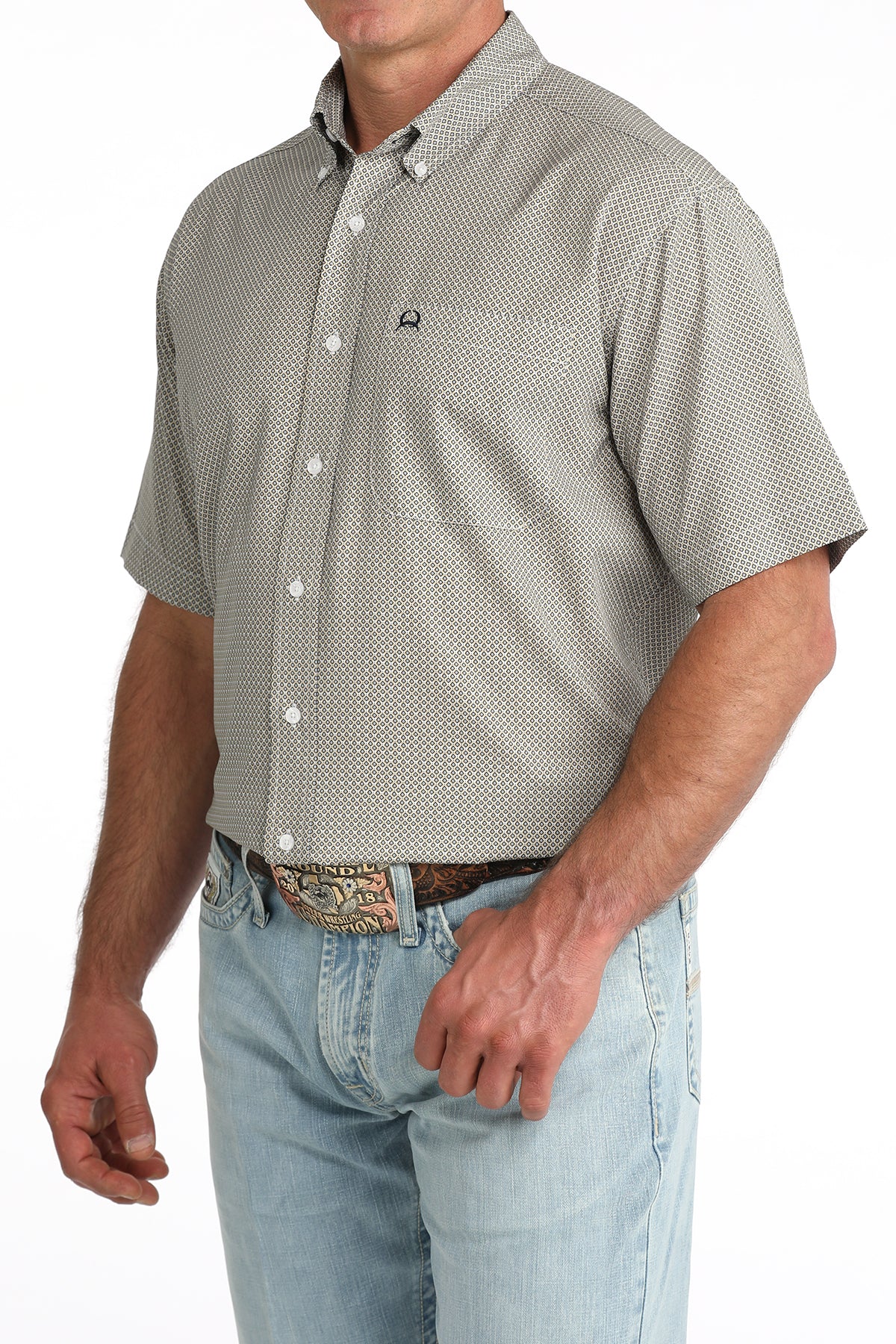 CINCH TAN  S/S PRINT ARENA FLEX”