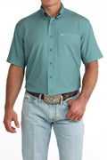CINCH TEAL  S/S PRINT ARENA FLEX
