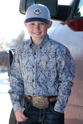 CINCH BLUE YELLOW PAISLEY
