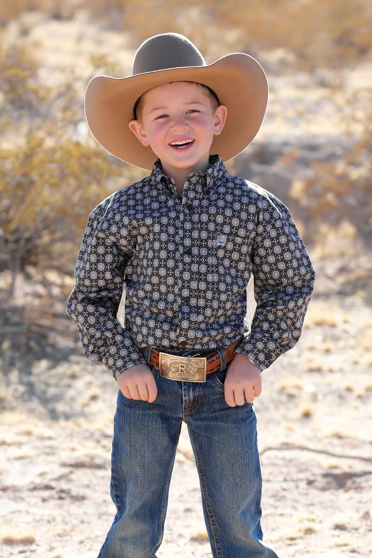 CINCH BLACK & GREY CIRCLES