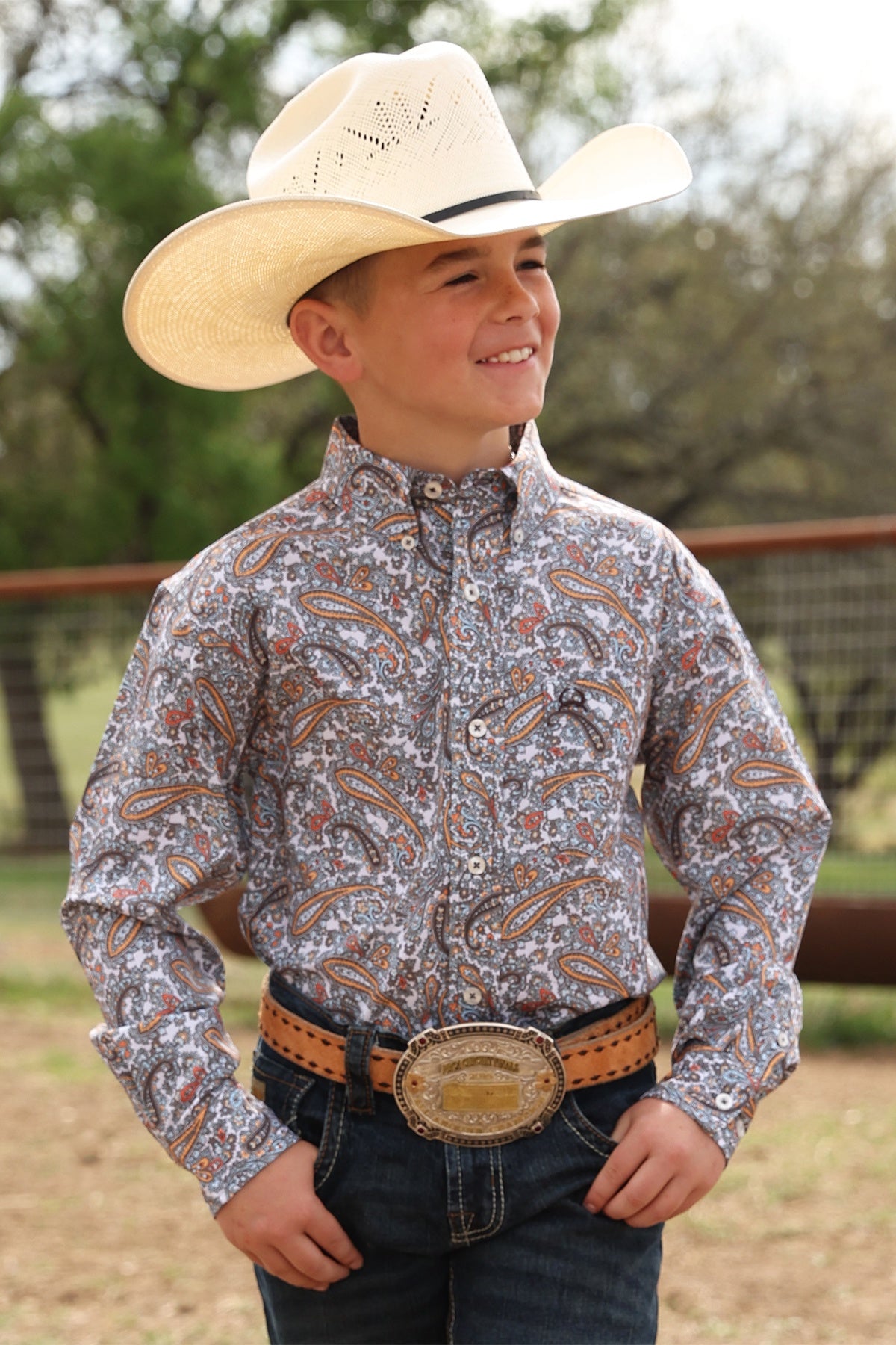 BOYS CINCH PASLEY SHIRT