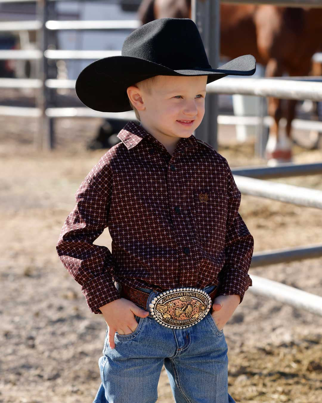 CINCH BOYS MULBERRY PRINT