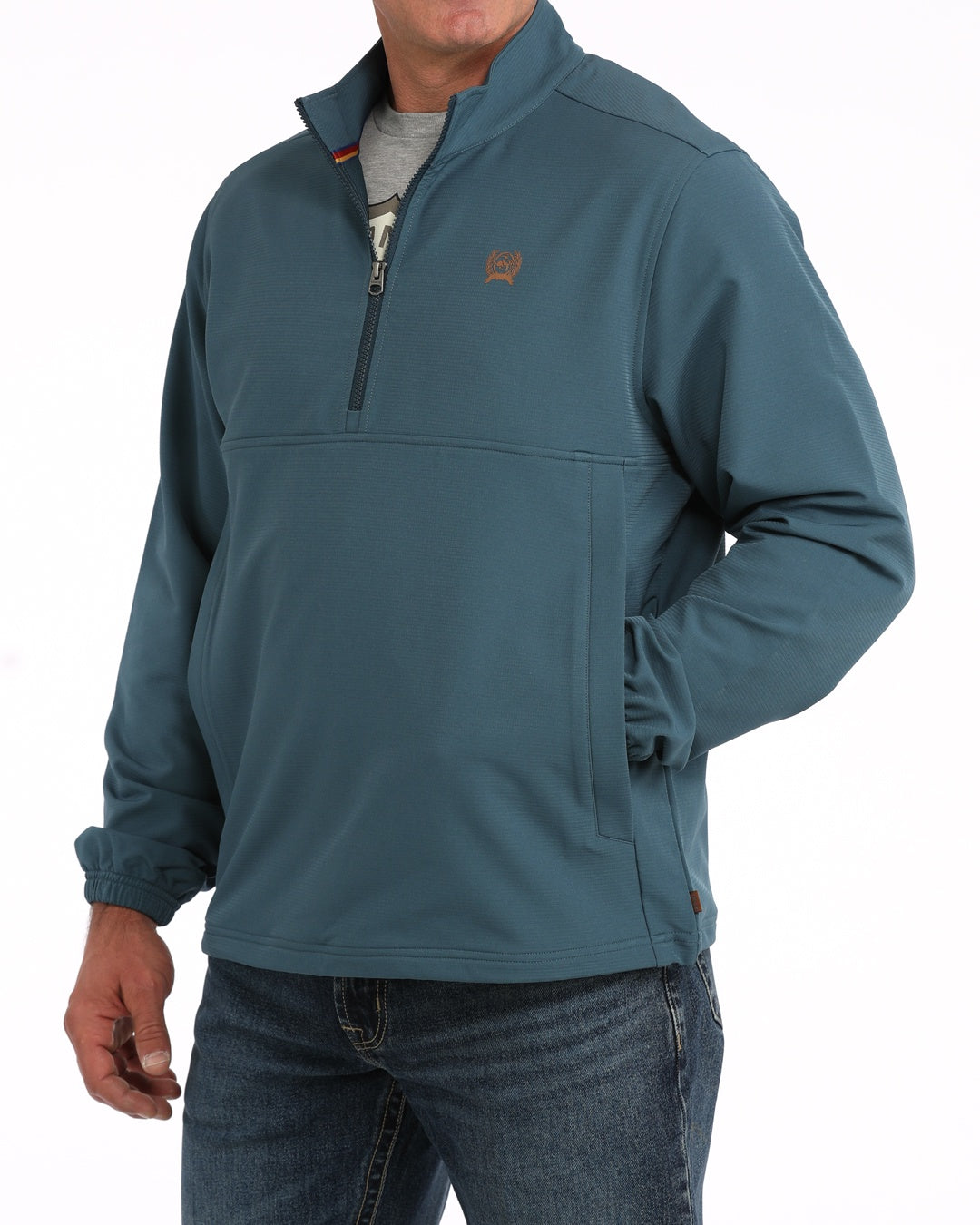 Mens Teal Windbreaker