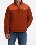 MENS QUILTED JACKET RED