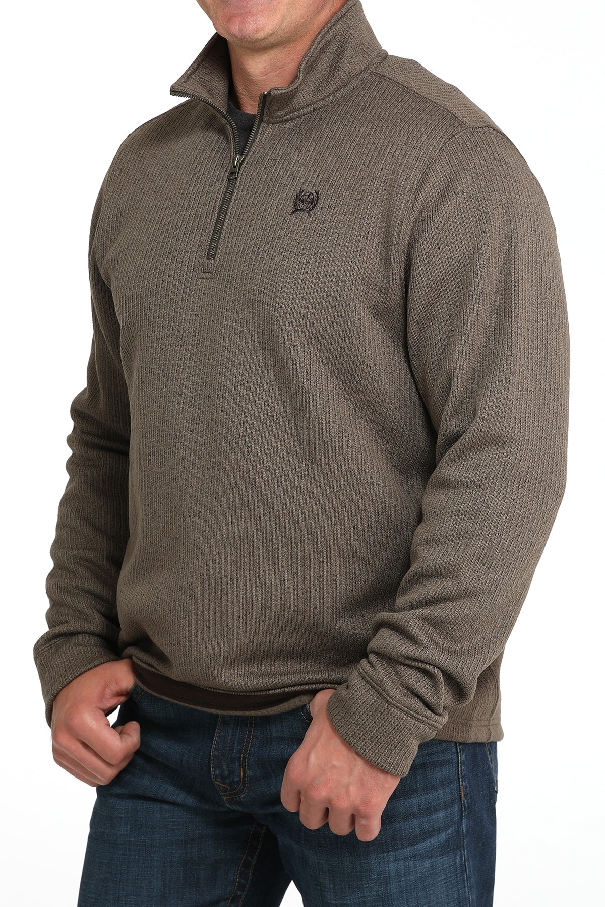 CINCH 1/4 ZIP DRESS SWEATSHIRT