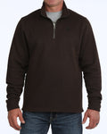 Cinch Men's Brown 1/4 Zip Pullover