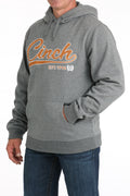 GREY CINCH WITH GOLD LERTTERING