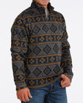 CINCH - Men's 1/2 Zip Geo Print Pullover