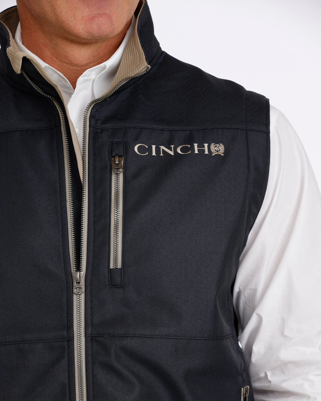 CINCH NAVY MENS BONDED VEST