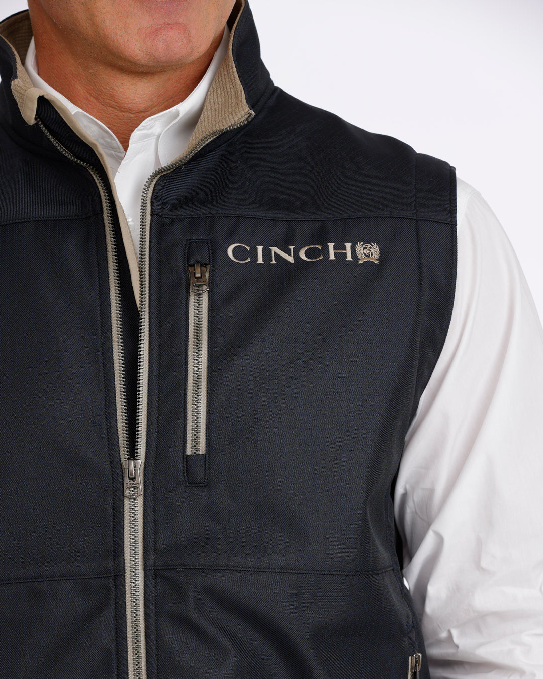 CINCH NAVY MENS BONDED VEST