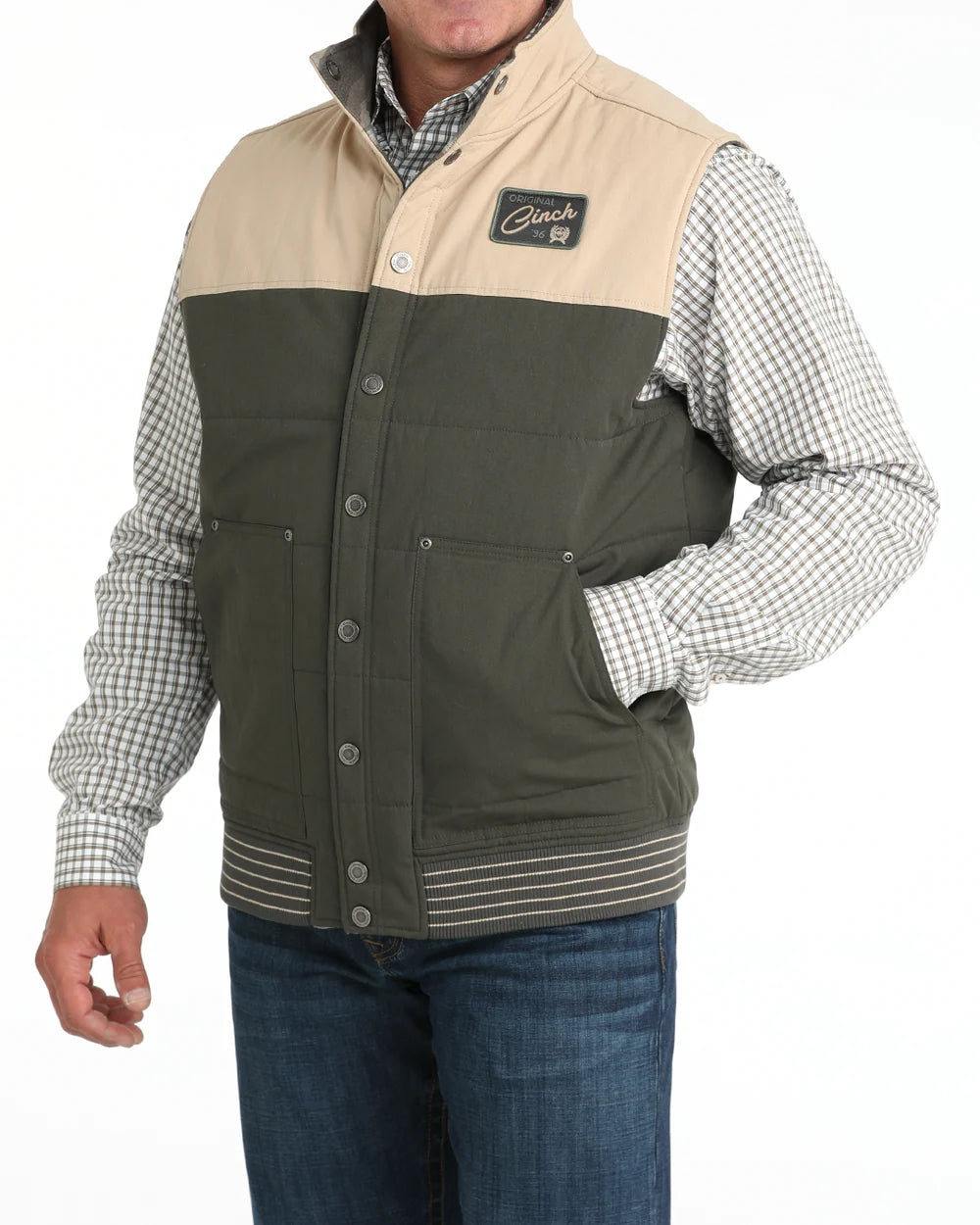 Aztec print Reversible vest