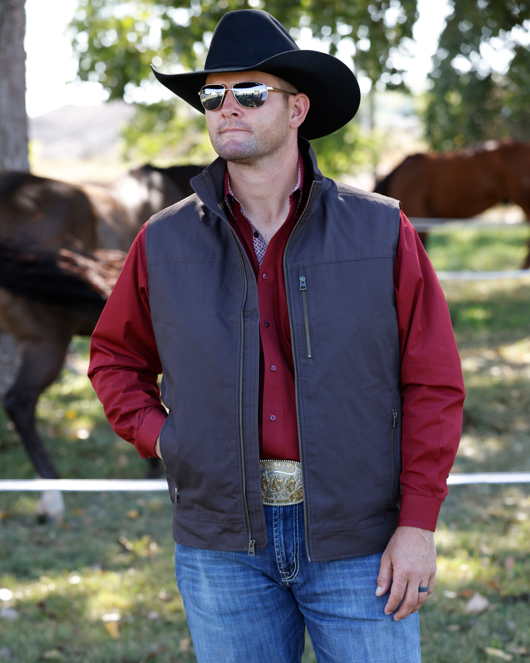 Men's Concealed Carry Bonded Vest