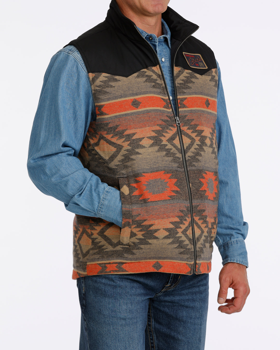 Men's Wooly Aztech Concealed Carry Vest