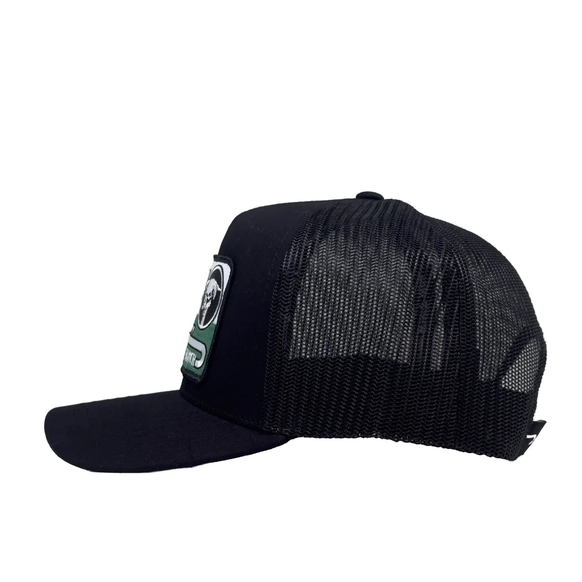Lazy J Black Shafter High Profile Curved Bill Trucker