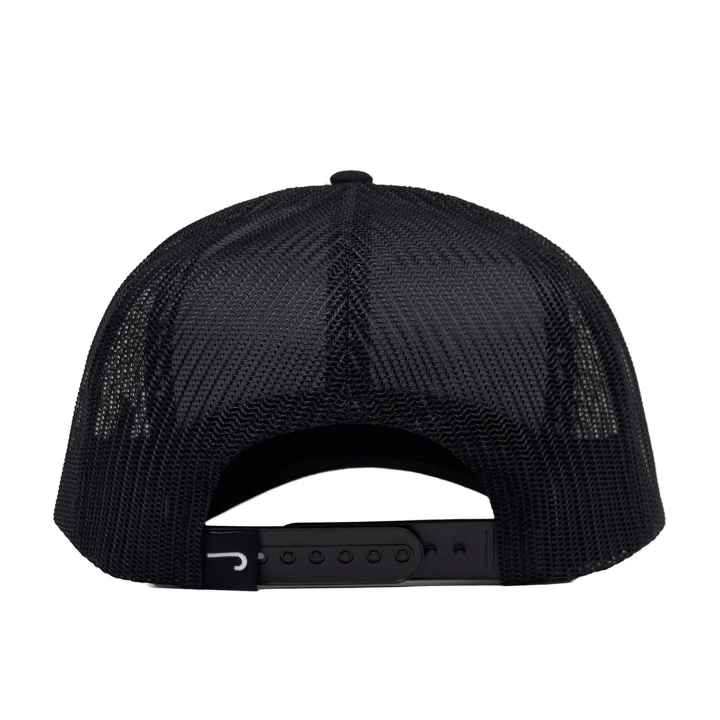 Lazy J Black Shafter High Profile Curved Bill Trucker