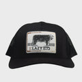 Lazy J Black Iron Hide Mid Profile Trucker Hat