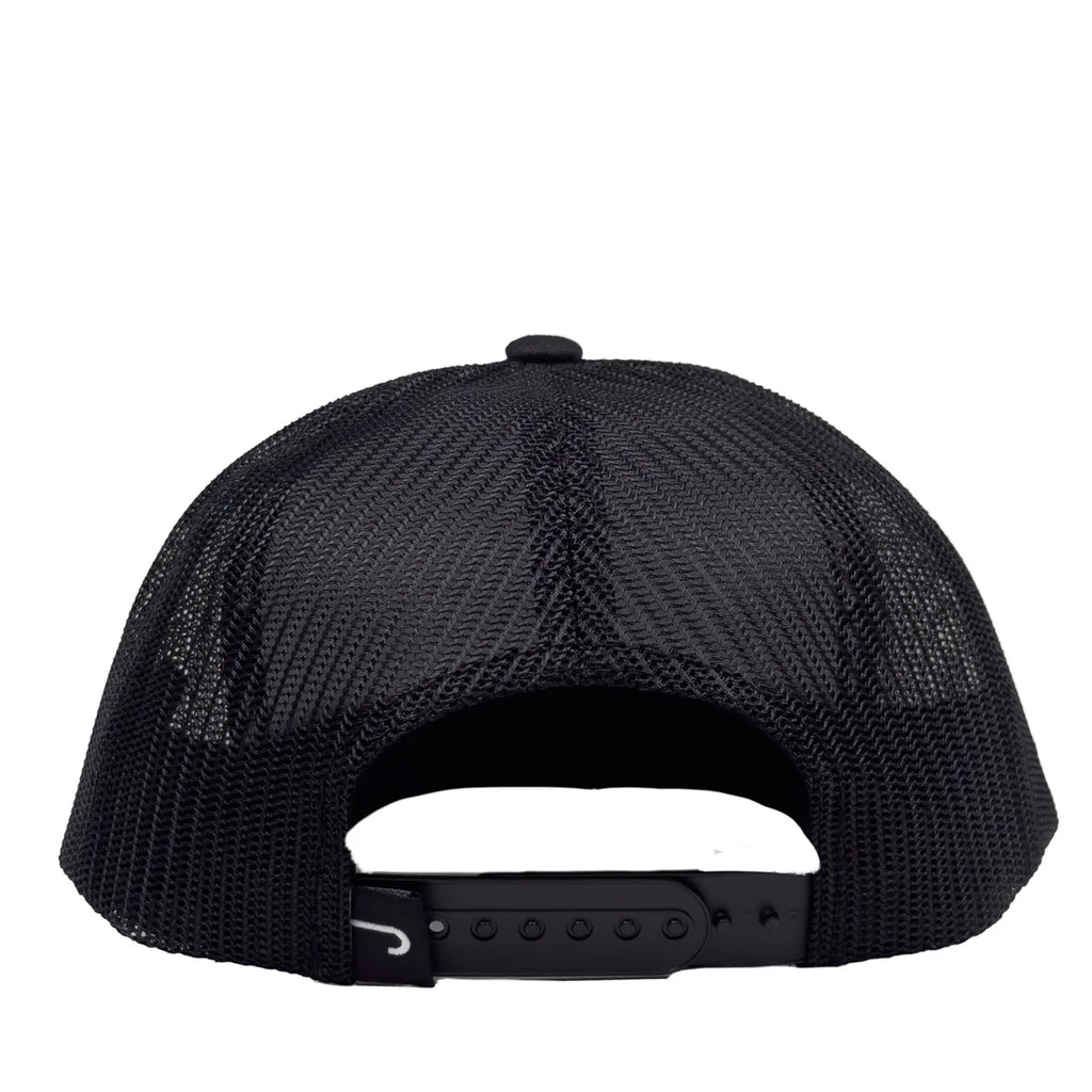 Lazy J Black Iron Hide Mid Profile Trucker Hat