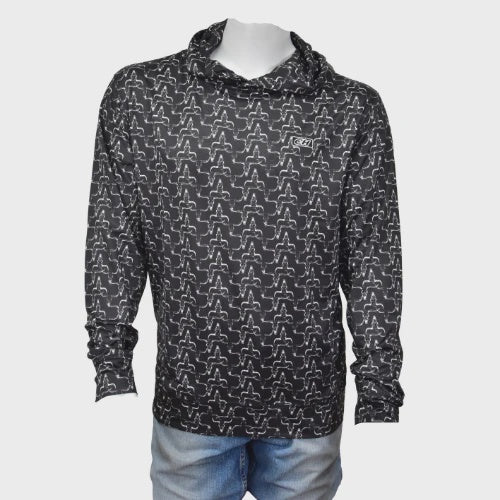 Men's CH Black "Hombre Skull" Athletic Hoody