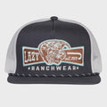 Lazy J Ranch Navy & White Diamond Banner Classic Rope Trucker Hat