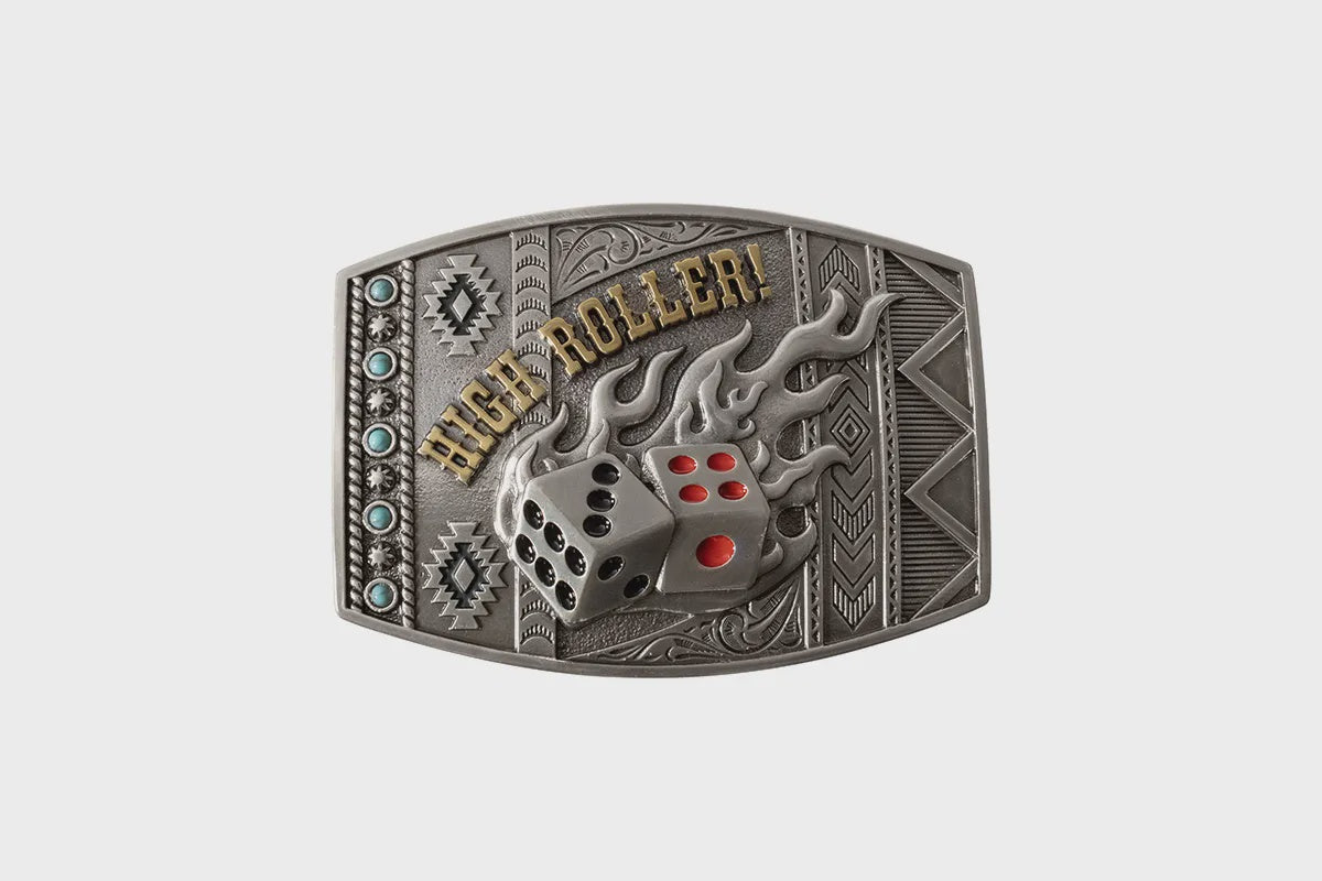 Nocona Mens Buckle Rectangle High Roller