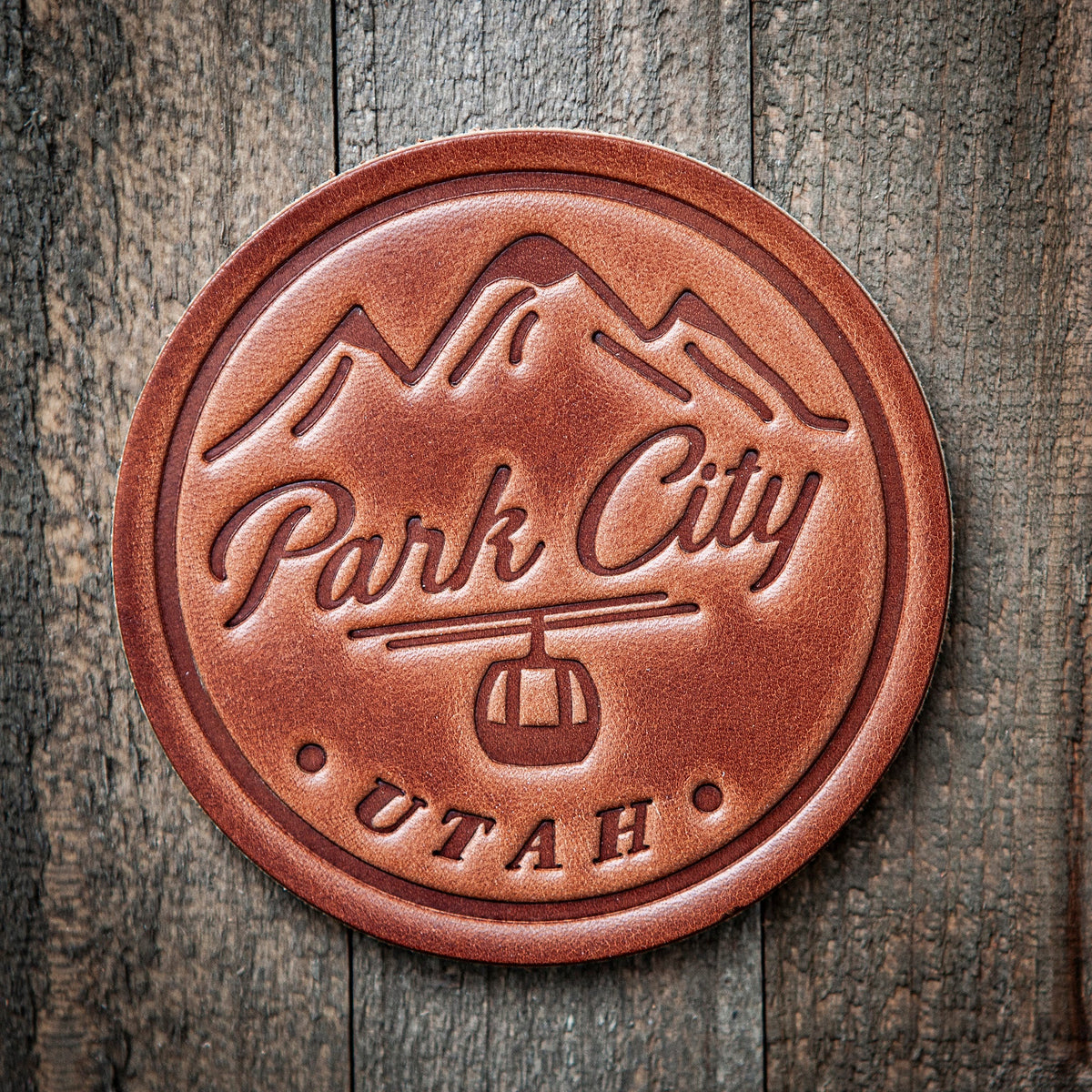 Park City Utah Leather Coaster