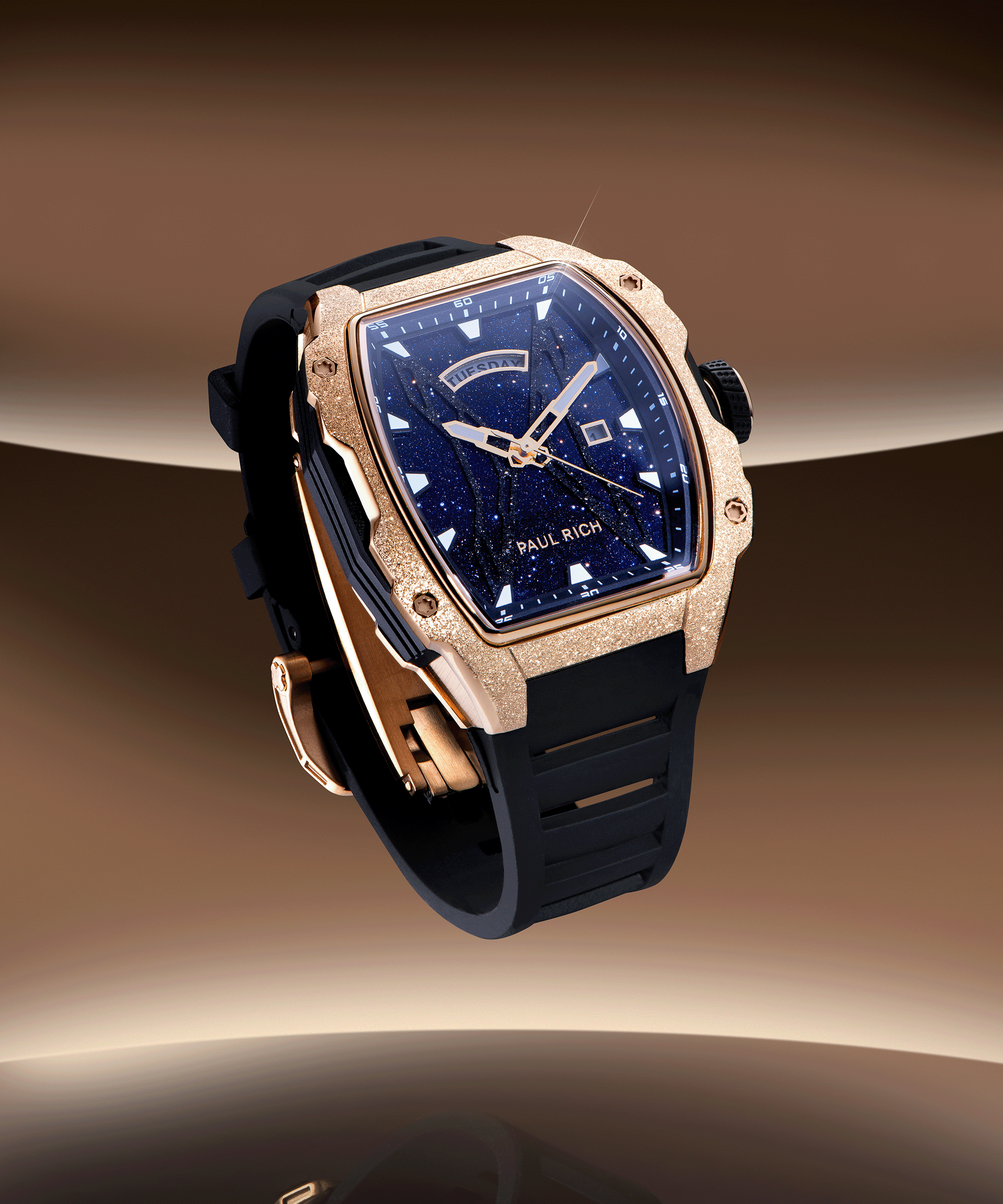 Astro Day & Date Eclipse Gold