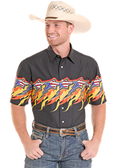Mens SS Snap  Fire Star