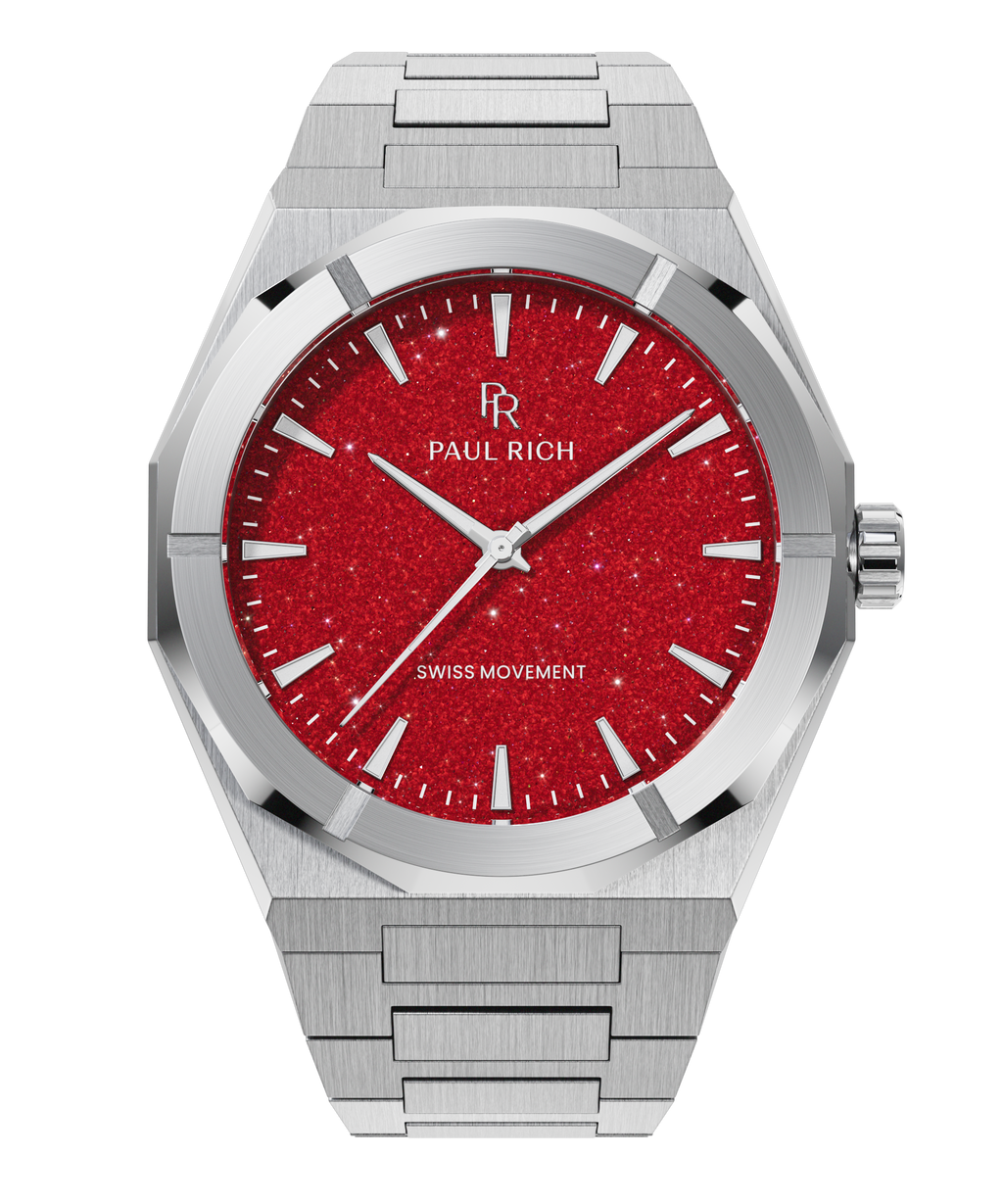 Star Dust II Silver Red