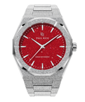 Frosted Star Dust II Silver Red