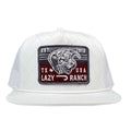 Lazy J White Red Rock Rope Trucker Hat