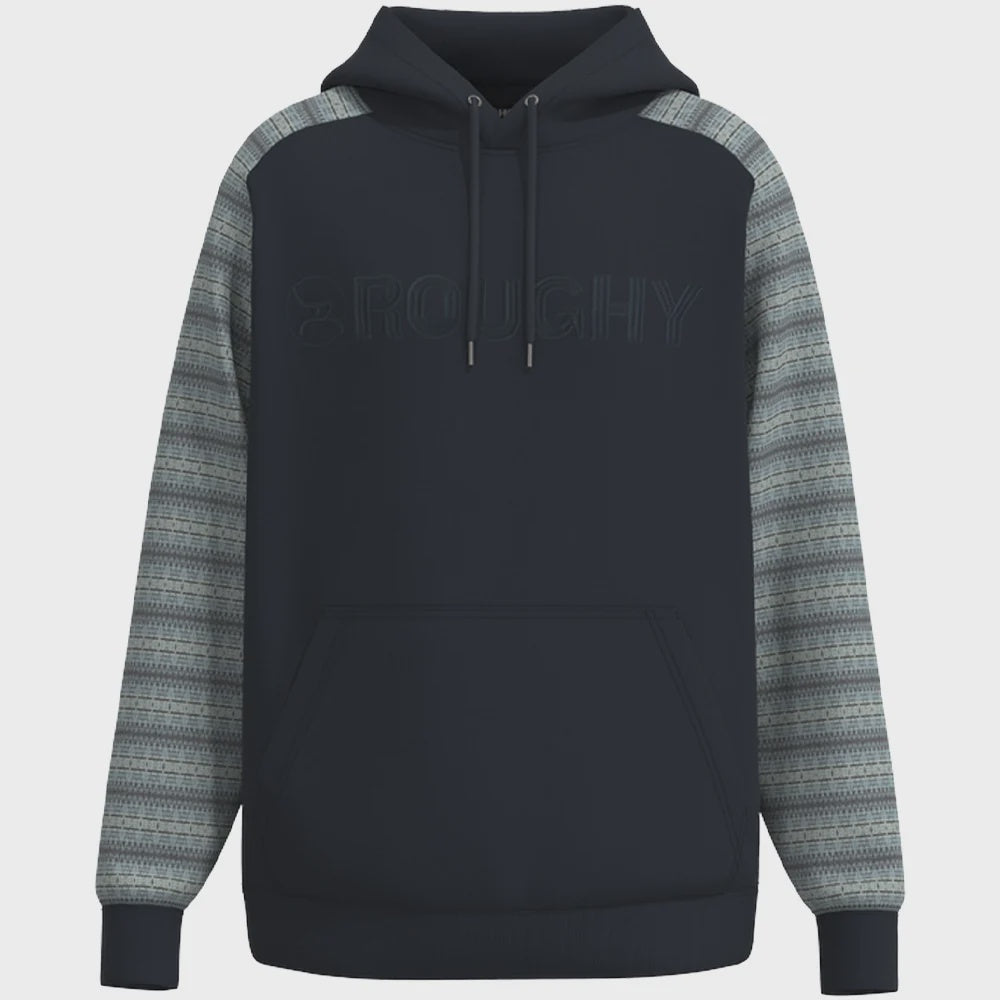 Roughy Hoody Navy Blue w/Stipes