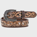 Cheatam" Brown/Ivory Hand tooled