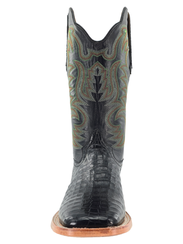 Men’s Caiman Belly Wide Square 13