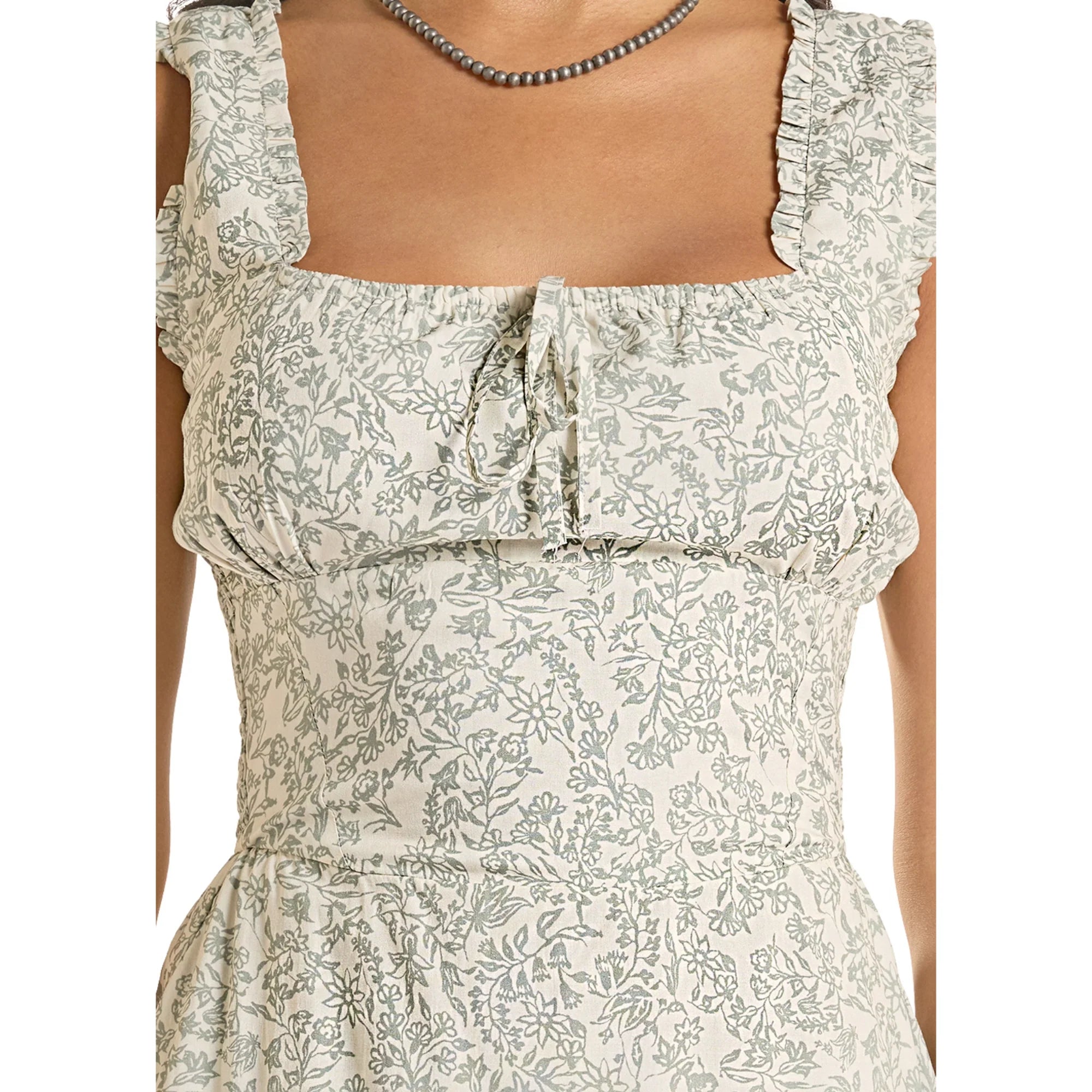 Microsuede Fringe Dress