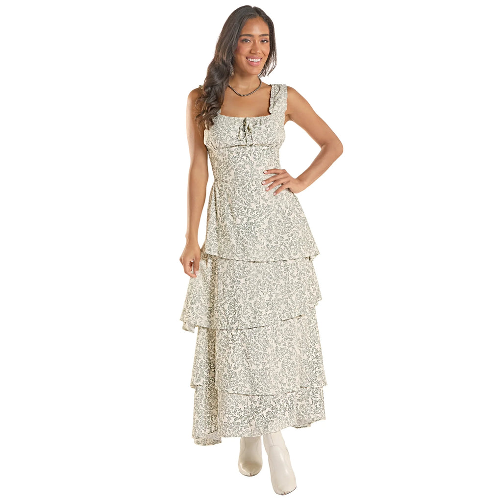 Microsuede Fringe Dress