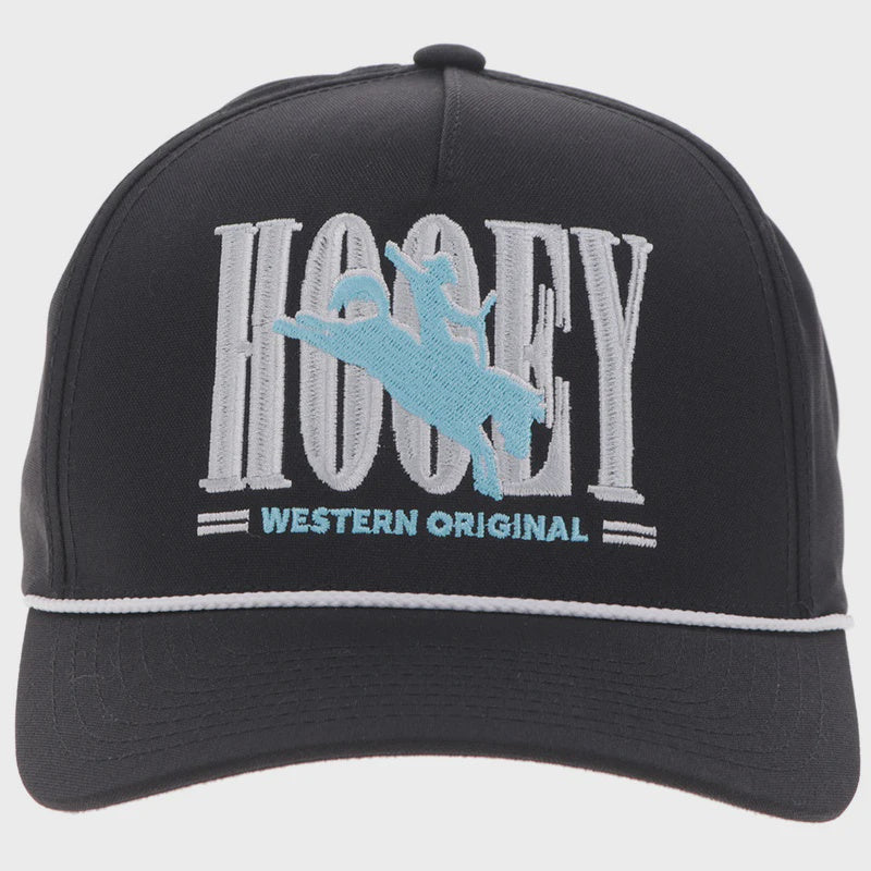 Wild Ride" Hat Black w/White & Blue Logo 2669T-BK