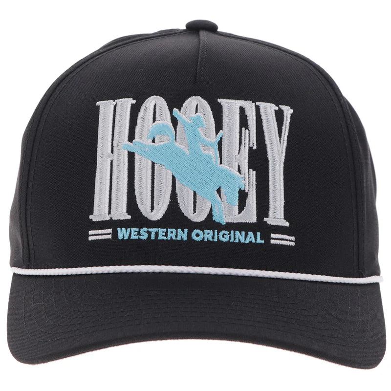 Wild Ride" Hat Black w/White & Blue Logo 2669T-BK