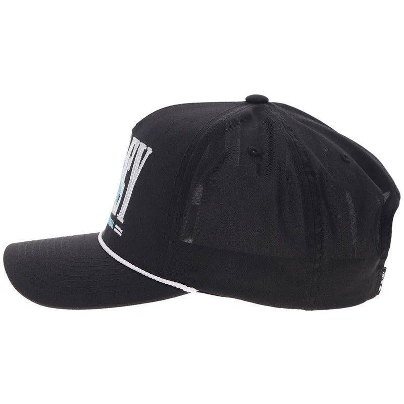 Wild Ride" Hat Black w/White & Blue Logo 2669T-BK