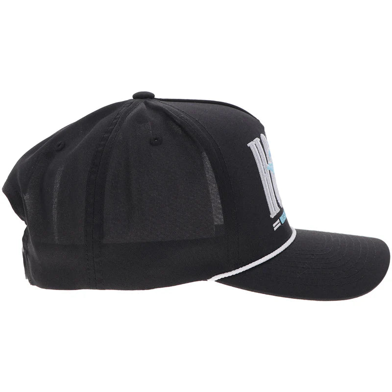Wild Ride" Hat Black w/White & Blue Logo 2669T-BK