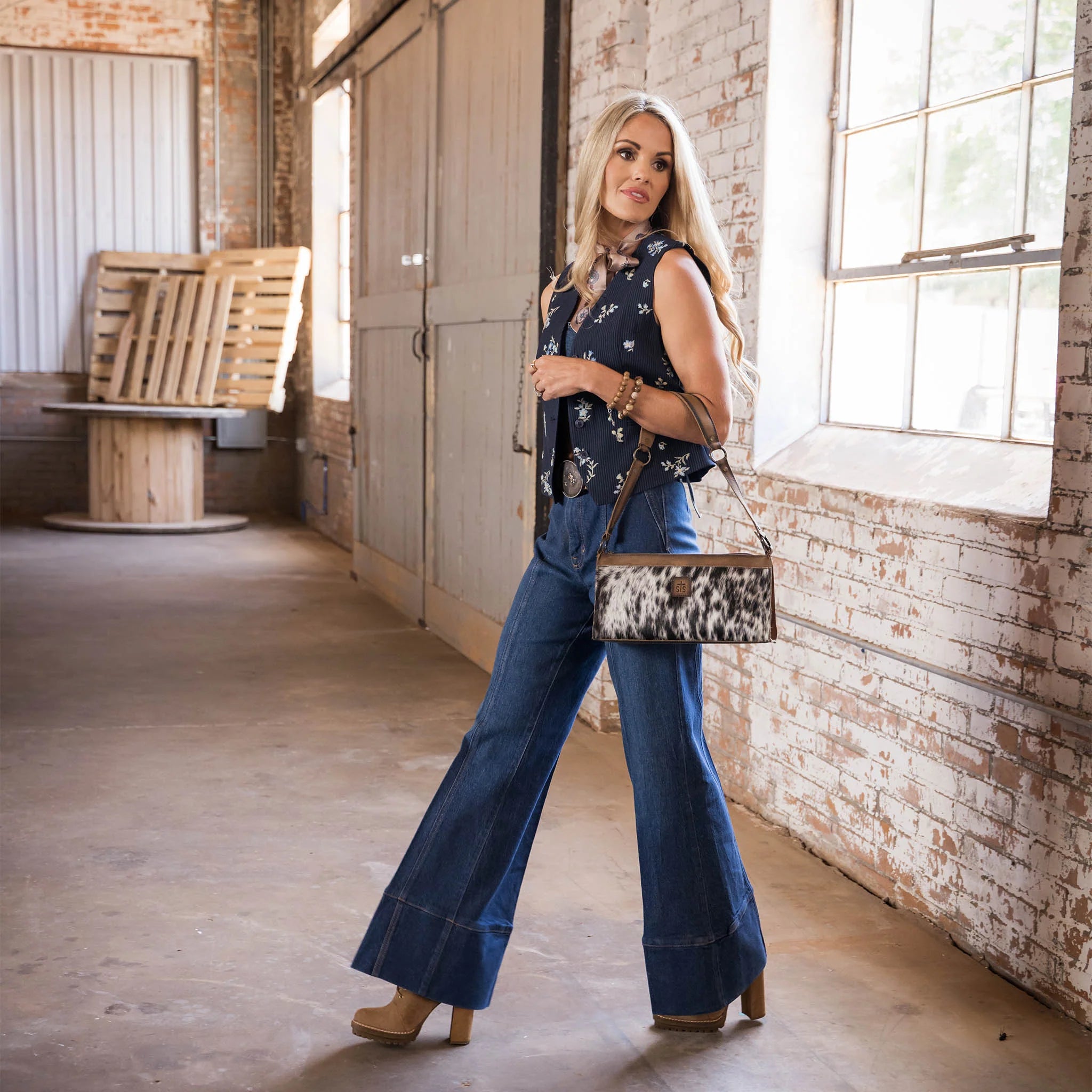 Cowhide Bailey Bag