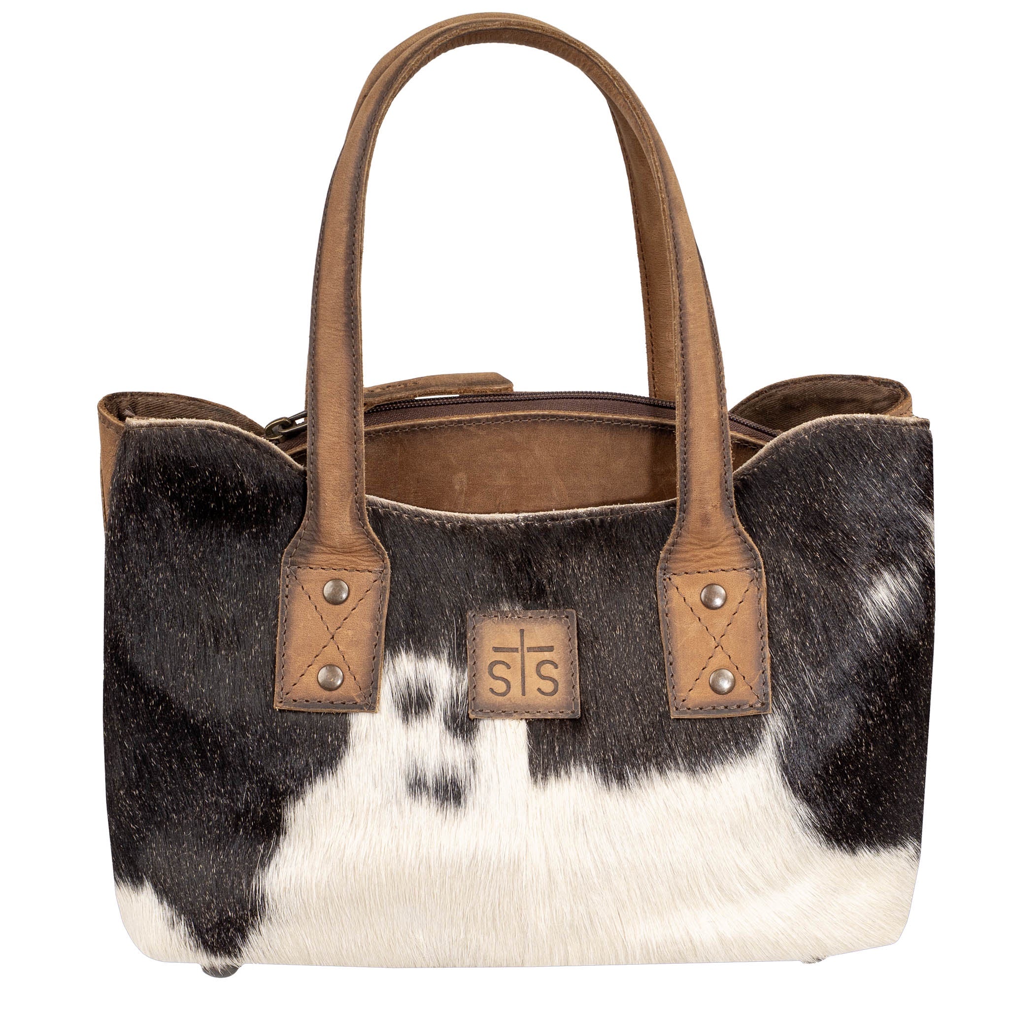 Cowhide Josie Satchel