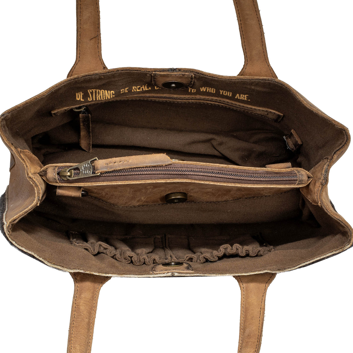 Cowhide Josie Satchel
