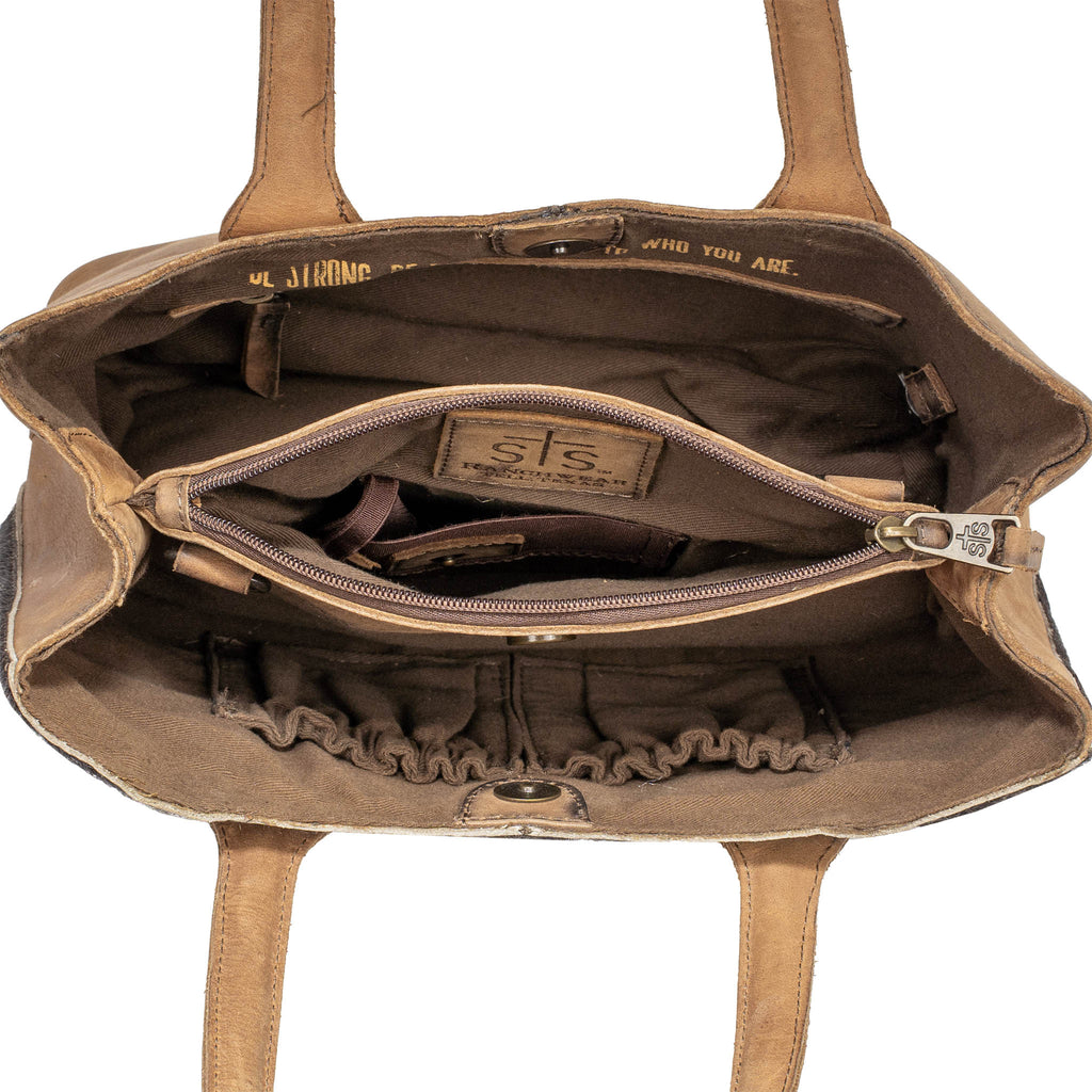 Cowhide Josie Satchel